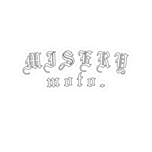 Misery Moto - Logo Sticker