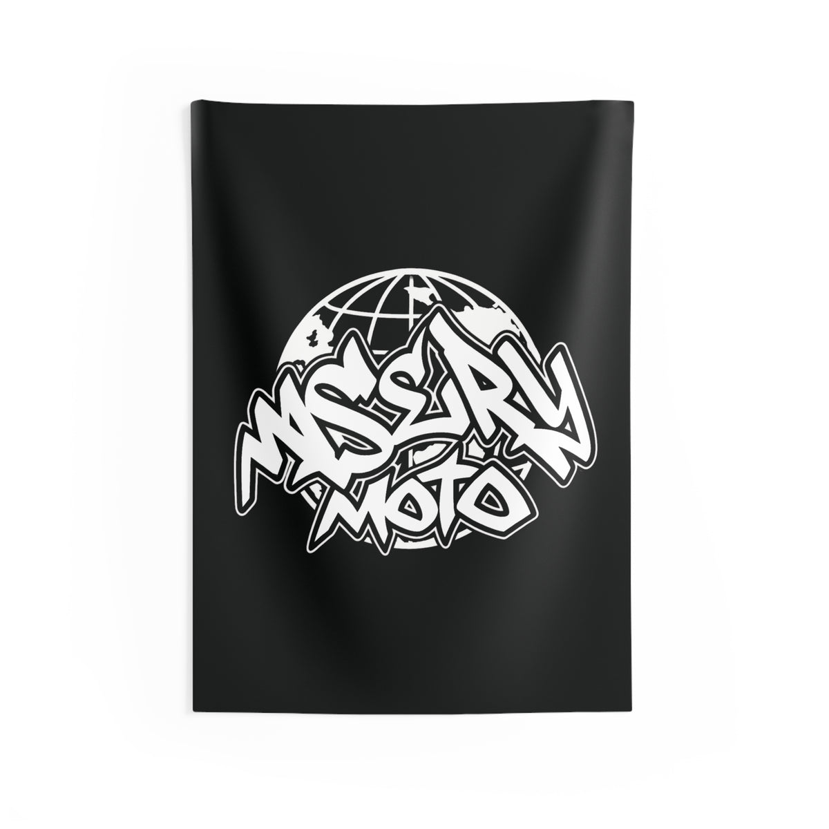 Moto Globe Graffiti Tapestry