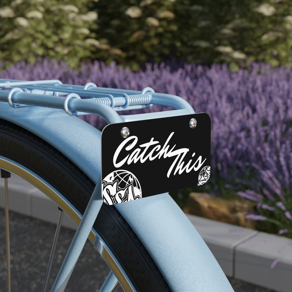 "Catch This" License Plate Cover for Content Creators.