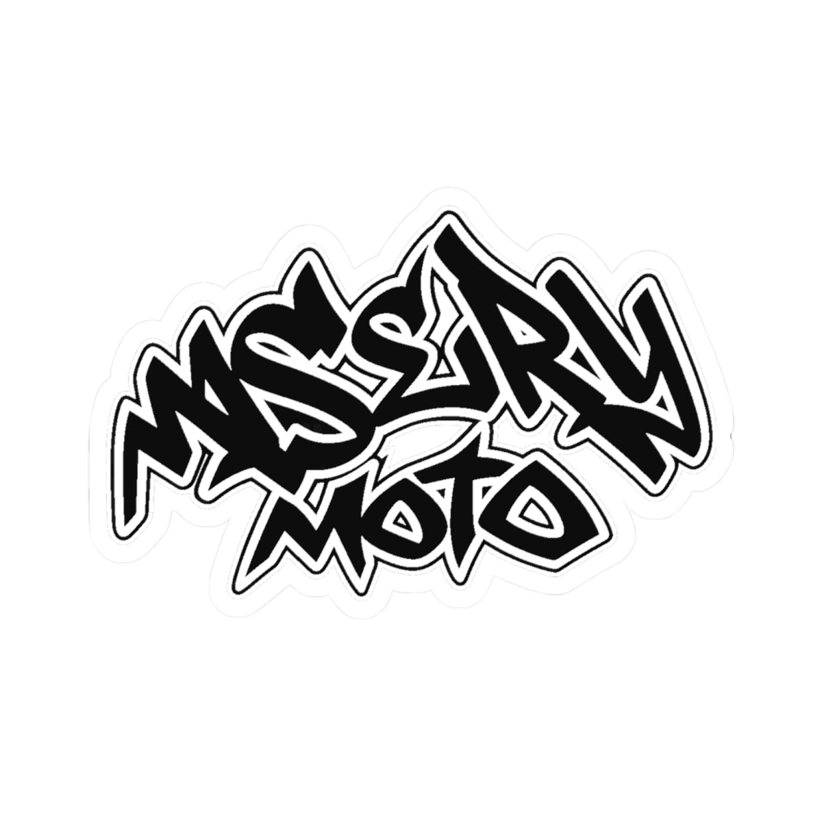 Whitecut Graffitti Sticker