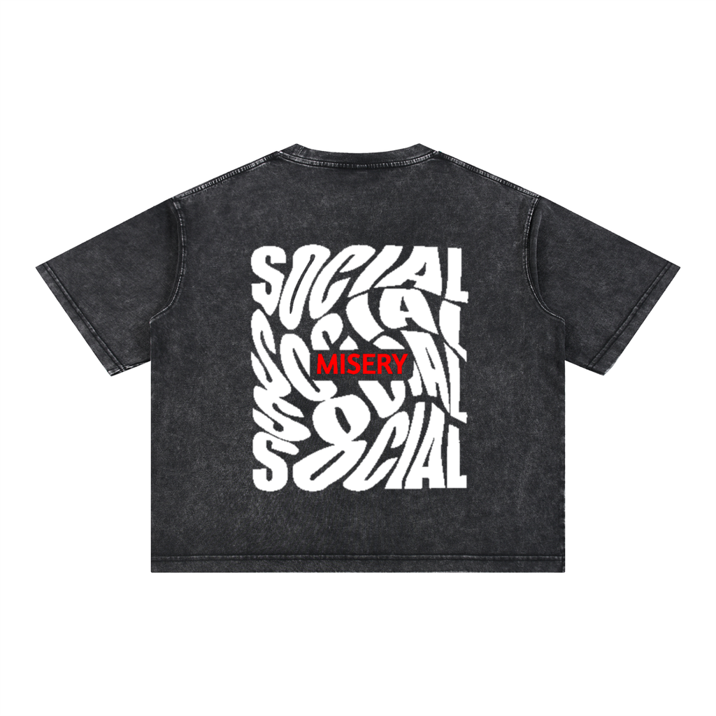 Misery Social Graphic T-Shirt