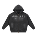 Misery Moto - Sun faded Zipper Hoodie